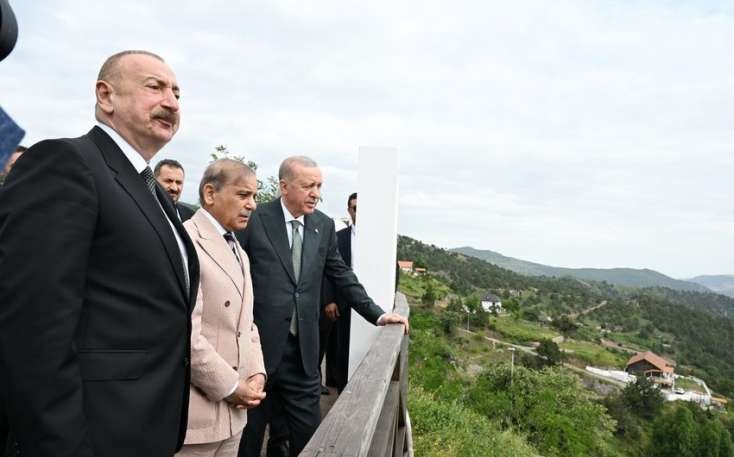 Liderlər Laçın şəhərində seyrəngahda oldular