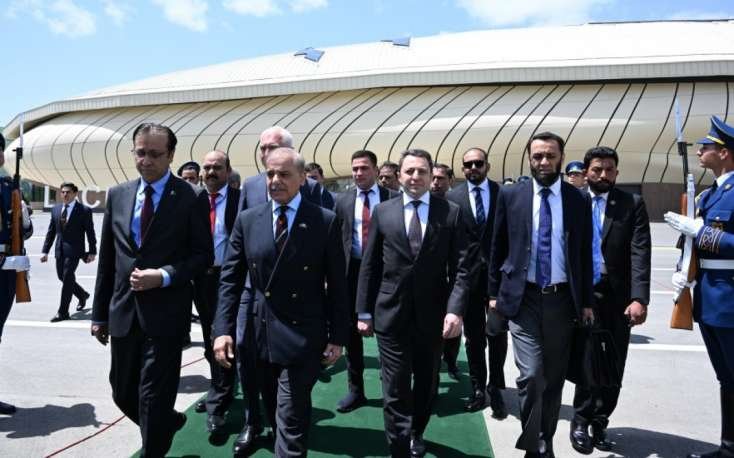 Şahbaz Şərifin Azərbaycana səfəri başa çatdı