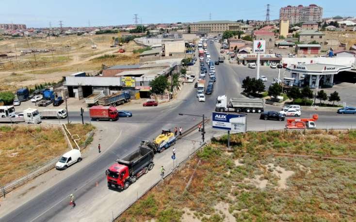 Bu yollarda təmir işləri aparılır -