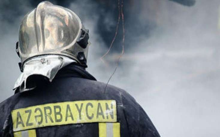 Binə qəsəbəsində açıq ərazidə yanğın oldu