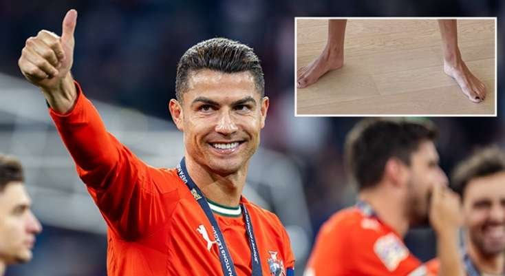 Ronaldo dırnaqlarına buna görə boya çəkirmiş