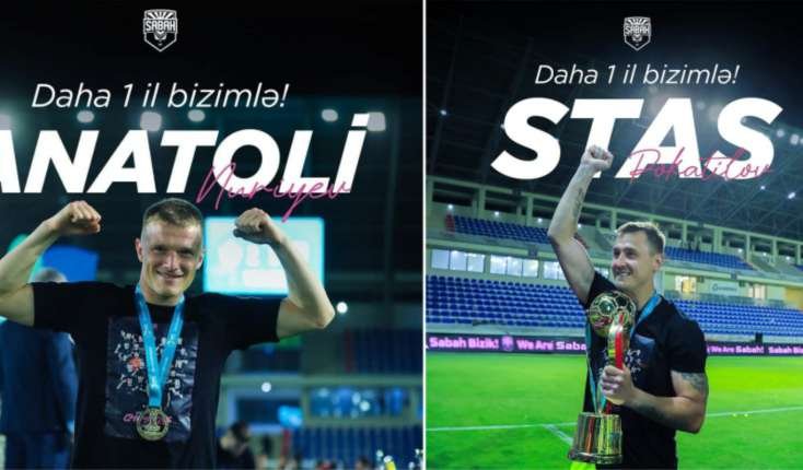 "Sabah" iki futbolçusu ilə müqaviləni uzatdı