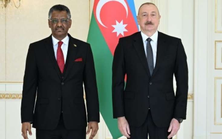Prezident Sudanın yeni səfirinin etimadnaməsini qəbul etdi