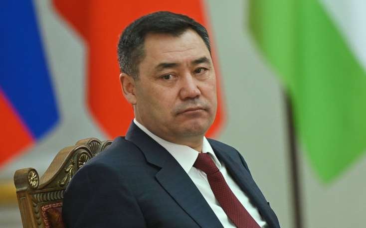 Sadır Japarov Rusiyaya gedir