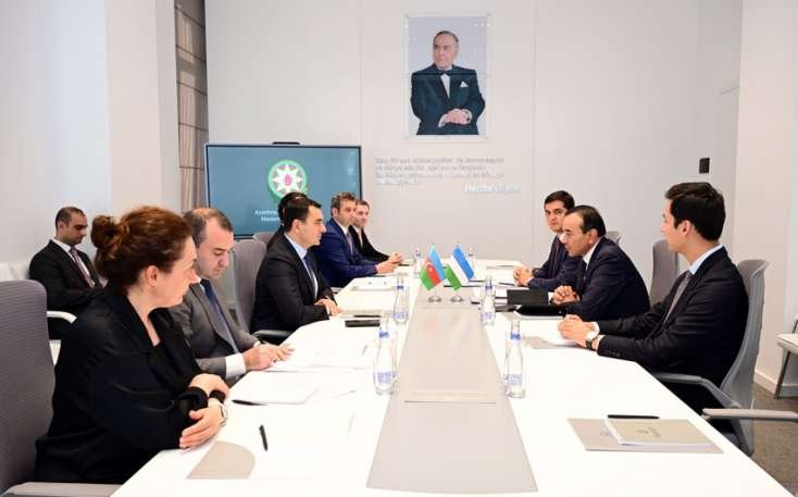 Azərbaycan və Özbəkistan mədəniyyət nazirləri arasında görüş keçirildi