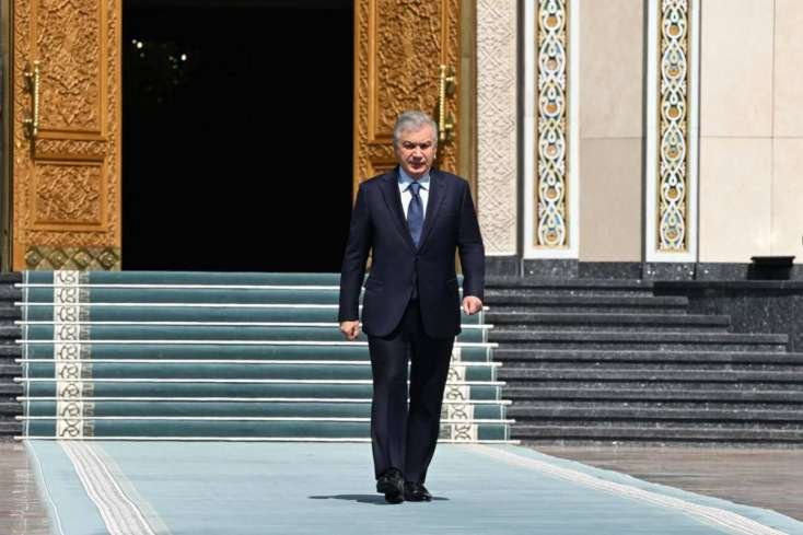 Şavkat Mirziyoyevin rəsmi qarşılanma mərasimi oldu