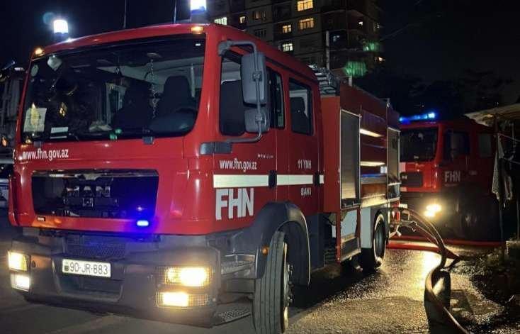 Masazırda güclü yanğın başladı -