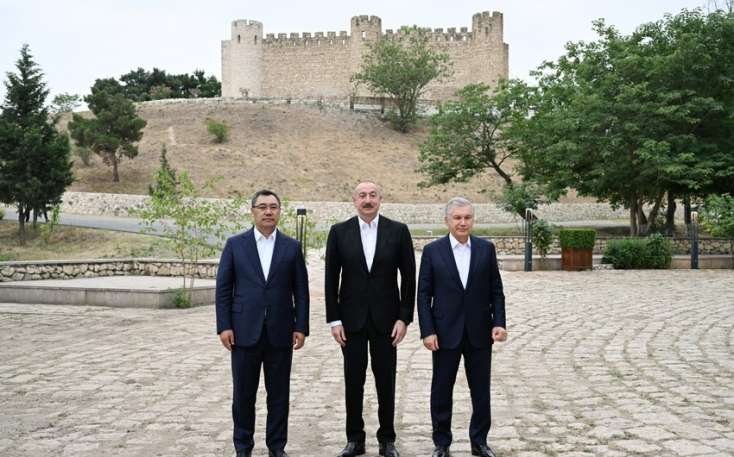 Prezidentlər Şahbulaq qalasında oldular
