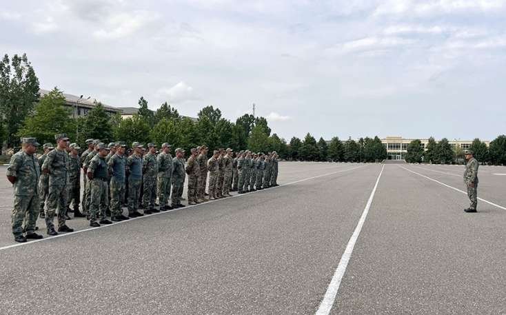 Hərbçilər arasında yarış keçirildi